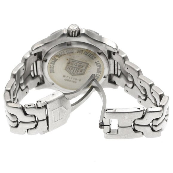 TAG HEUER Link WT1110-0 Date black Dial Quartz Men's Watch - Picture 5 of 11